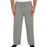 Cotton Pocket Drawstring Mid Weight Pant for Men Taupe