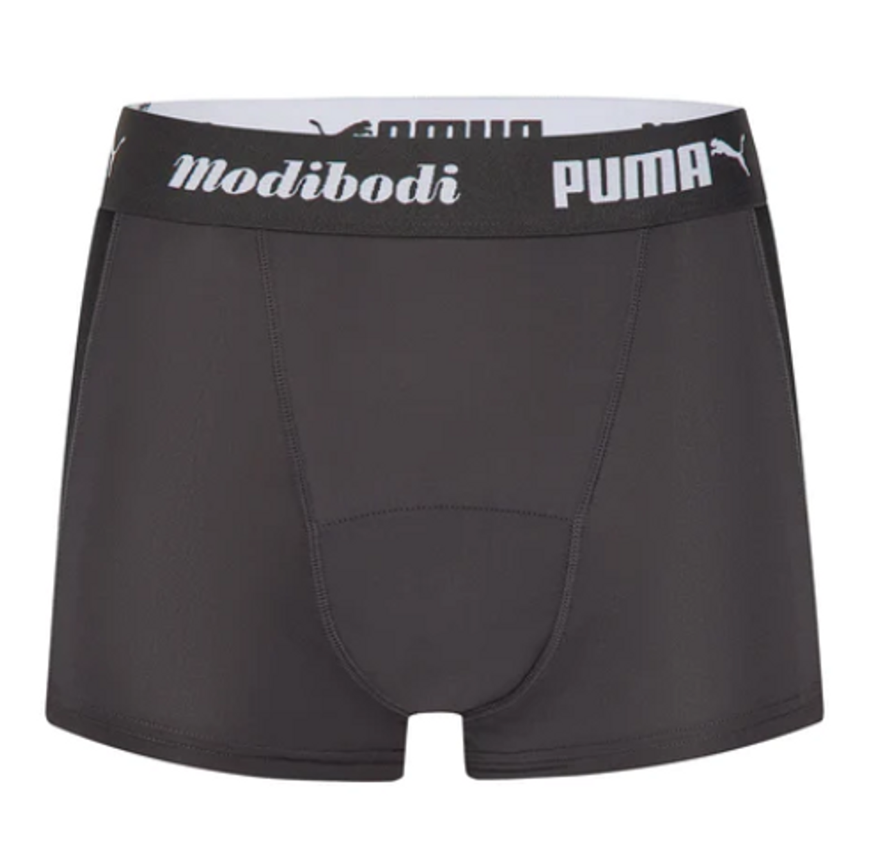 PUMA x Modibodi Active Brief (Moderate-Heavy), Black, Puma