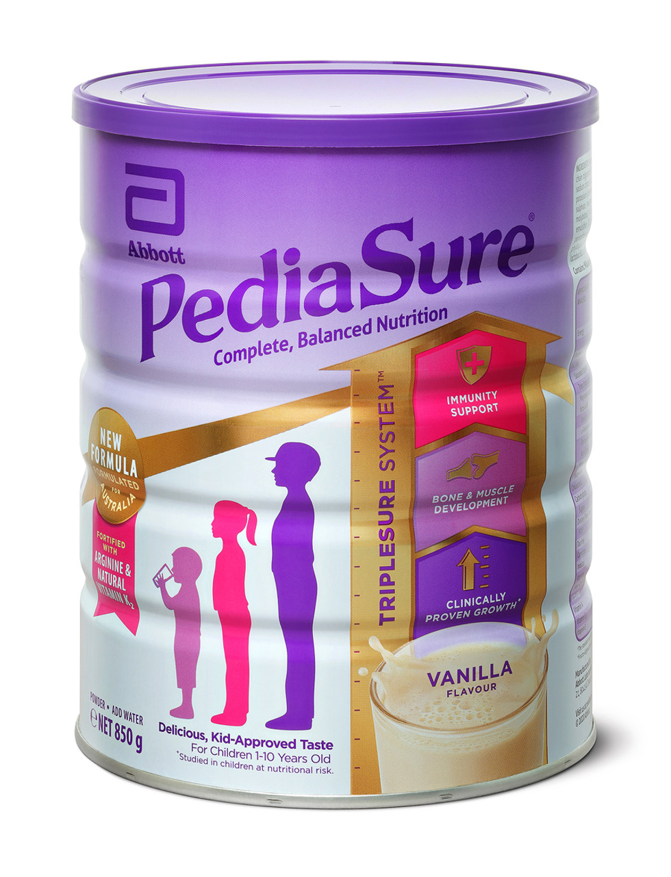 Pediasure Vanilla Flavor Tin Powder 850g, PharmacyClub