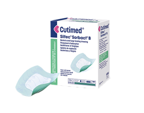 Cutimed Siltec Sorbact PU-Verband 7,5x7,5 Cm 12 St Online Bei