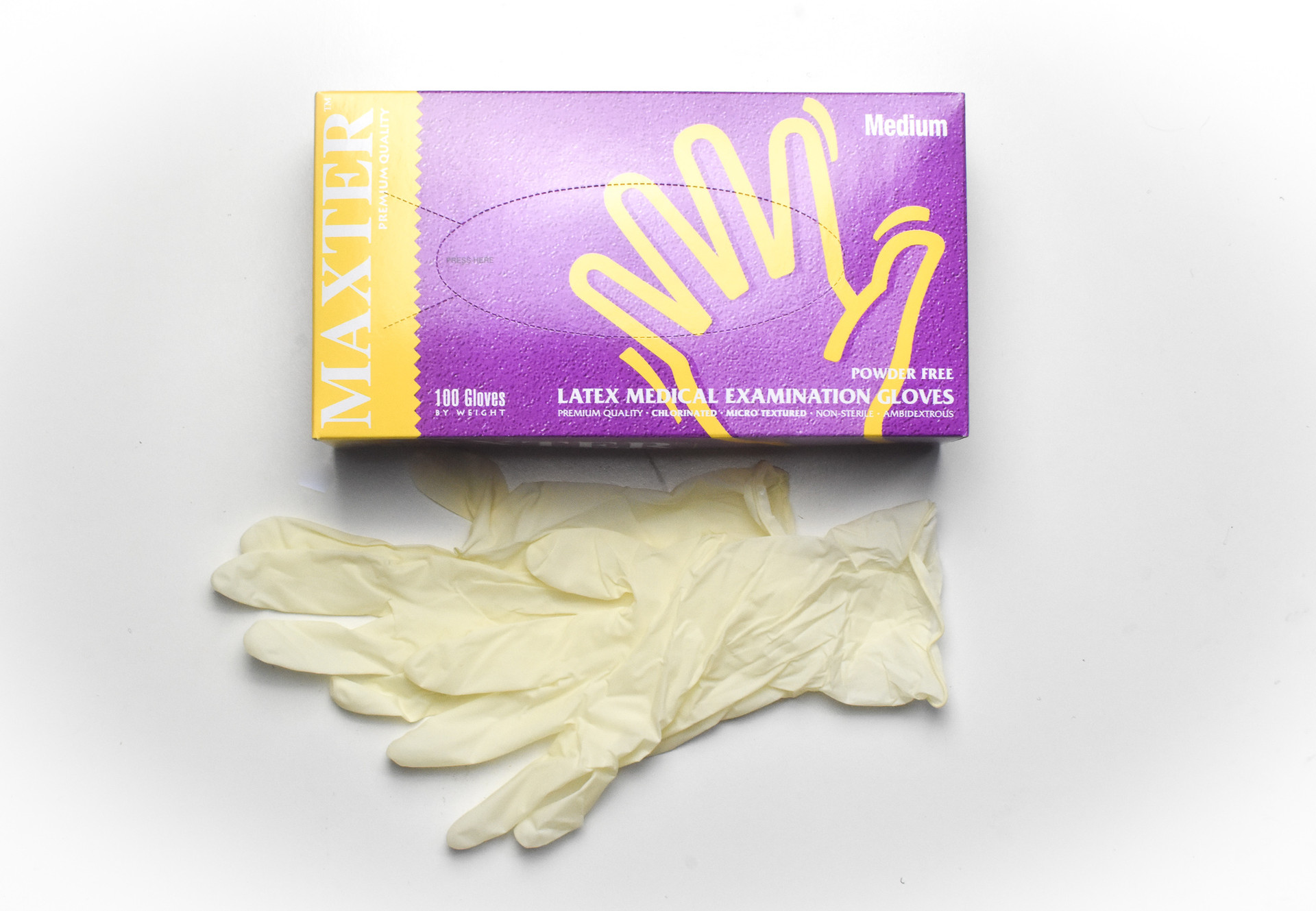 Nitrile Gloves Medium, Box/100 Health Equipment and Consumable