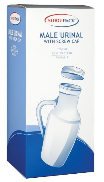 Tyco Plastic Urinal With Screw Cap 1000ml Health Equipment and