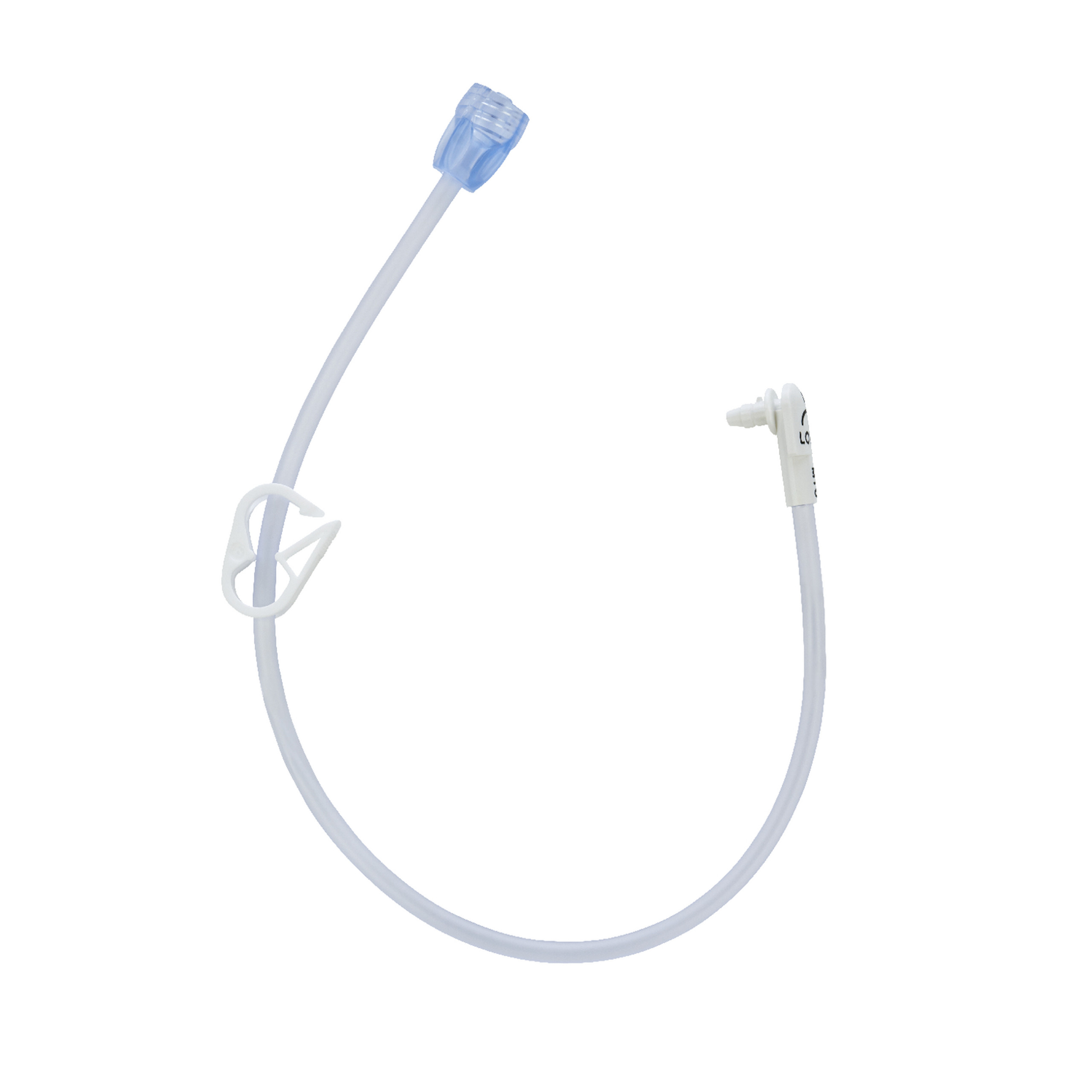 MICKEY Bolus Extension Set with Cath Tip, SECURELOK RightAngle Connector and Clamp , 12tube