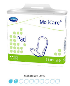 MoliCare Pad 2 Drops,  Pack/28