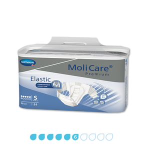 MoliCare Premium Elastic Small 6 Drops, Pack/30