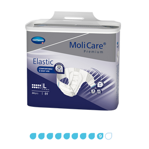 MoliCare Premium Elastic Large 9 Drops, Pack/24 (Old Code PH165533)