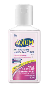 Aqium Hand Sanitiser Ultra 60ml, Each