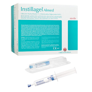 Instillagel Almed Lidocaine 2% Chlor 0.05% Gel 10ml syringe, Each