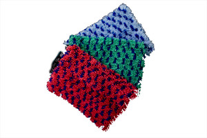 Microfibre Scrubber, Red, 10X14Cm