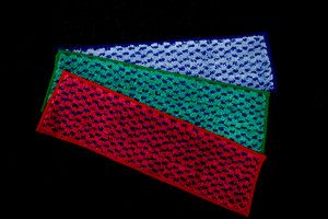 Microfibre Mop, Chess Pattern, Blue, 12X41/44Cm