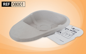 Disposable Midi Slipper Pan Liner 1.7ltr with 5 Lids per carton, Carton/150