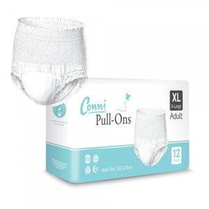 Conni Pull-Ons X-Large, Pack/12 (Sold as a pack can be purchased 8 packs to a carton)