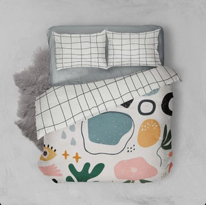 Durabreathe Cover Cheeky & Wild Cover, includes 1 x Doona Cover, 1 x Pillow Cases, Single Bed
