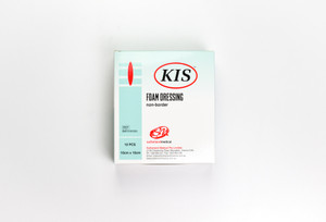 KIS Foam Dressing Non Border10x10cm Box/10