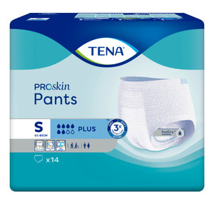 TENA PROskin Pants Plus Small, Pk14 (Sold as a pack, can be purchased as a carton of 4 packs)(Old Code TN792414)