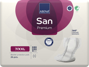 Abena San 7, 2XL Bariatric 2000ml, Pack/26 (Sold as an each, can be purchased as a Carton of 4 Packs)