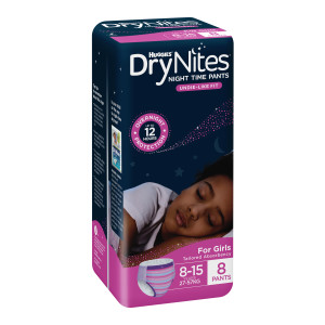 Drynites Pyjama Pants Girls Size 5 (8-15 Years), Pack/9