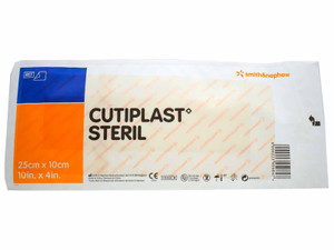 Cutiplast Dressing Strip Sterile 25cm x 10cm, Each (Sold as an each, can be purchased as Box/50)