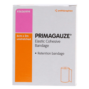 Primagauze Elastic Cohesive Bandage 6cm x 2m, Each