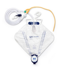 Dover Urine Drainage Bag, Needle Sampling, Anti-Reflux Chamber, Drain Tube Poly Bag, Each (Sold as an each, can also be purchase as Box/20)