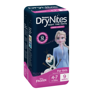 Drynites Pyjama Pants Girls (4-7 years), Pack/9