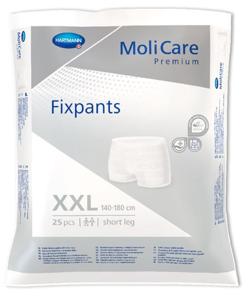 MoliCare PremFixPants Short XX-Large, Pack/25