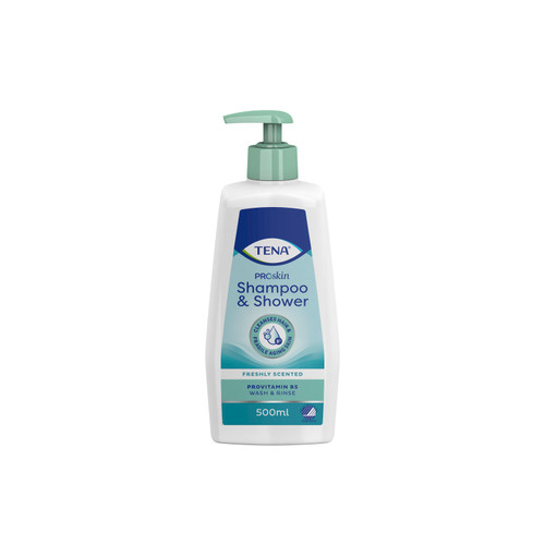 TENA ProSkin Care Shampoo & Shower 500ml, Each