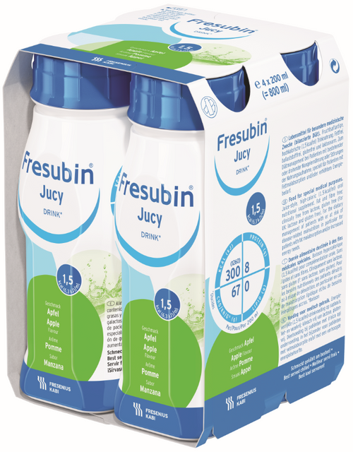 Fresubin Jucy Drink Easy Bottle Apple 200Ml Pk4