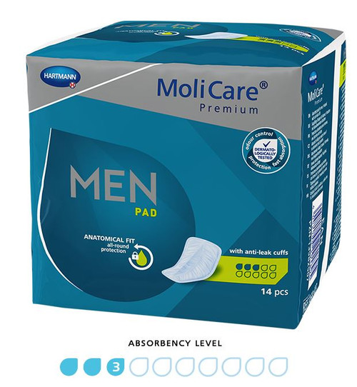 MoliCare Premium Men Pad 3 Drops, Pack/14