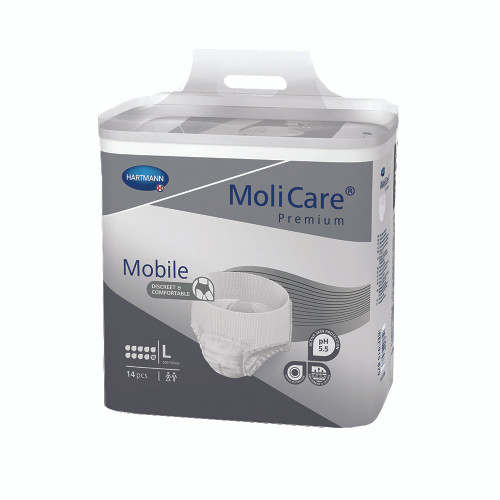"MoliCare Premium Mobile Large 10 Drops, Pack/14"