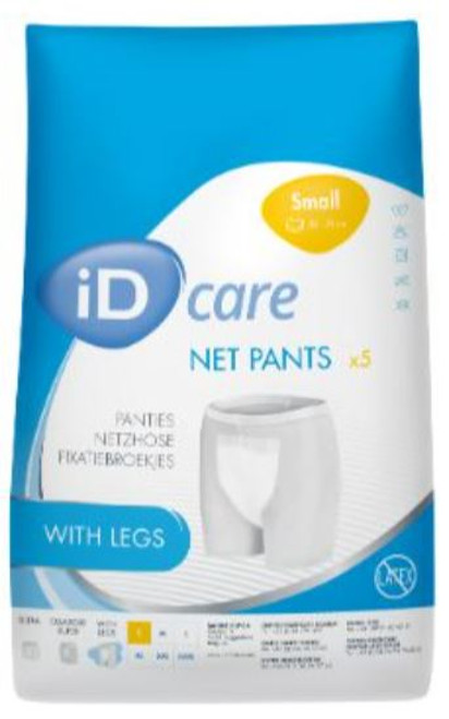 Id Expert Fix Mesh Pants With Legs S Ctn/50 (10 Packs Of 5)