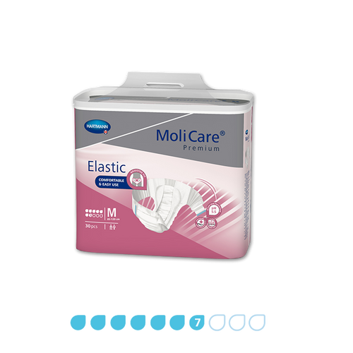 MoliCare Premium Elastic Med 7 Drops, Pack/30