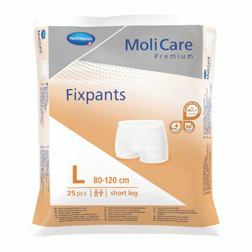 MoliCare PremFixPants Short Large, Pack/25