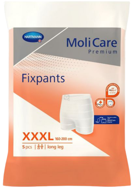 MoliCare Premium FixPants Long XXX-Large, Pack/25