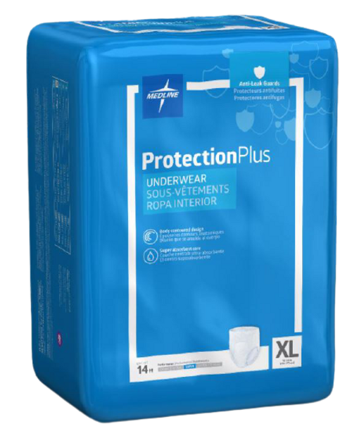 Protection Plus Super Pullup X-Large, Pack/14\r\n(Sold as pack or can be bought as Carton of 4 packs)