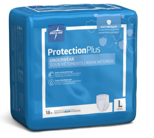 Protection Plus Super Pullup Large, Pack/18\r\n(Sold as pack or can be bought as Carton of 4 packs)