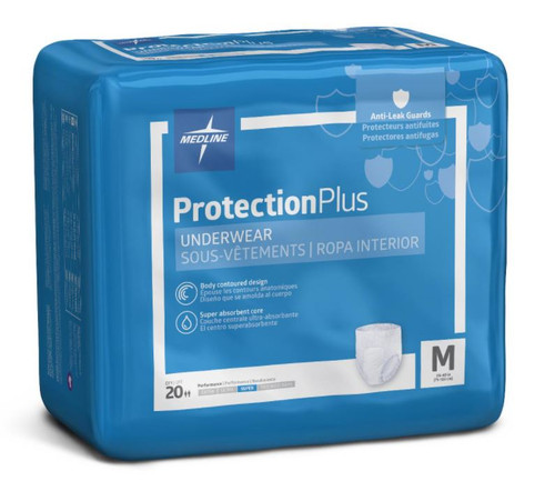 Protection Plus Super Pullup Medium, Pack/20\r\n(Sold as pack or can be bought as Carton of 4 packs)