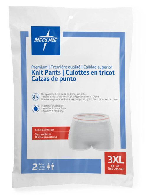 Premium Knit Pants Xxx-Large Red, Each (Sold As Each Or Can Be Bought As Carton Of 50)