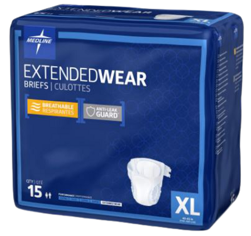 Extended Wear Brief Wrap X-Large, Pack/14 (Sold As Pack Or Can Be Bought As Carton Of 4 Packs)