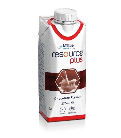 "Resource Plus Chocolate, Prism, 237ml Each (Sold as an each, can be purchased as a carton of 24)"