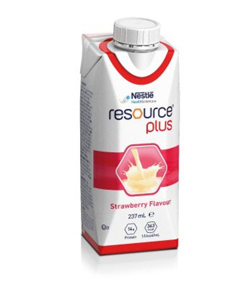 "Resource Plus Strawberry Prism, 237ml, Each (Sold as Each, Can be purchased as a Carton of 24)"