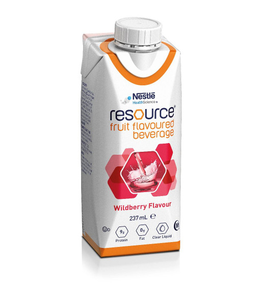 "Resource Fruit Beverage Wildberry, Prism, 237ml, Each (Sold as Each, can be purchased as Carton of 24)"