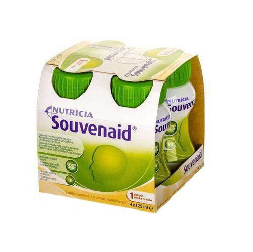 Souvenaid Vanilla Flavour, 125Ml, Pack/4
