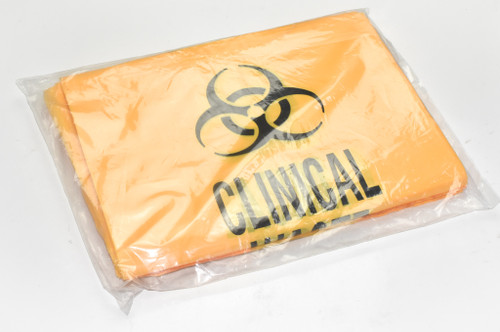Contaminated Clinical Waste Bags 27L 300+210X660Mm Pkt/50 (Iw208/3070175)