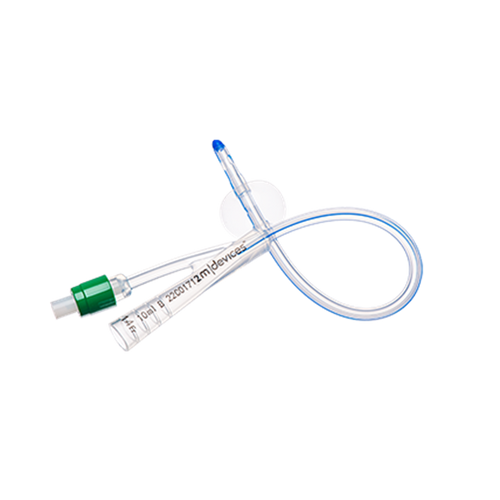 M Devices Foley Catheter Standard Tip Silicone 2-Way Female 23Cm 10Ml 14Fr