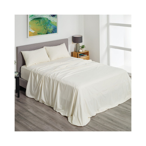 Fusion Sheet Set Cream Single, Each \r\n