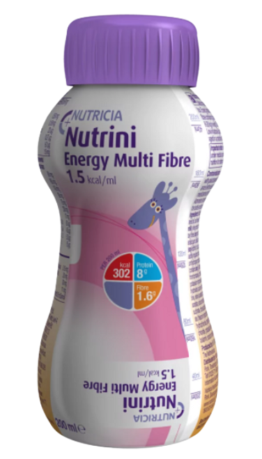 "Nutrini Energy Multi Fibre 200ml Bottle, Each "