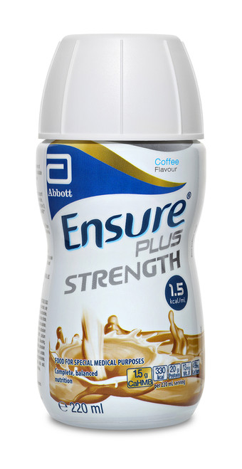 Ensure Plus Strength Coffee 220ml, Each (Sold as each can be bought as Carton/30)