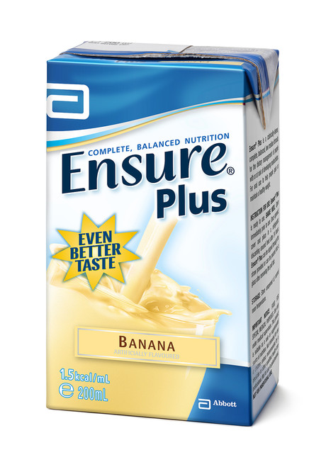 Ensure Plus Banana 200ml, Tetrapak, Each (Sold as each can be bought Carton/27)