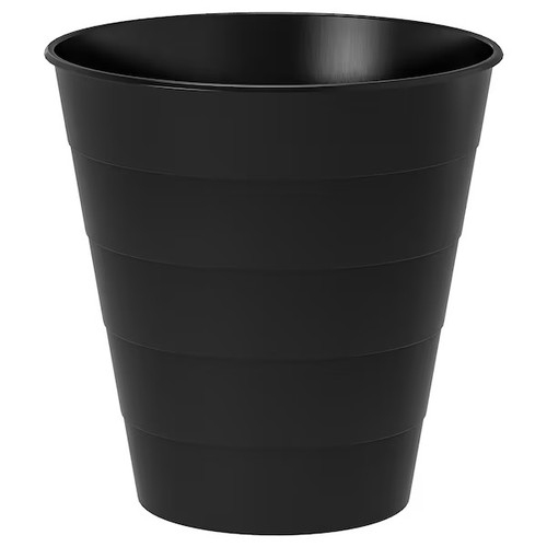 Waste Bin, 10L, Black, Each